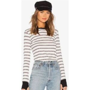 Michael Lauren Fenton Fitted Top With Thumbholes